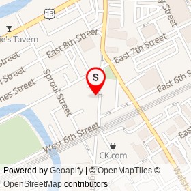 Family Dollar on Avenue of the States, Chester Pennsylvania - location map