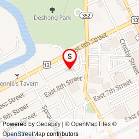 Donna's Nail Salon on Welsh Street, Chester Pennsylvania - location map