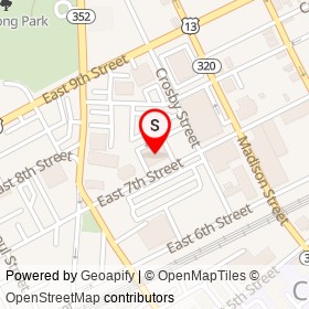 Chester Police Department on East 7th Street, Chester Pennsylvania - location map