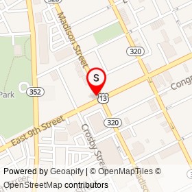 Bailey's Place on East 9th Street, Chester Pennsylvania - location map