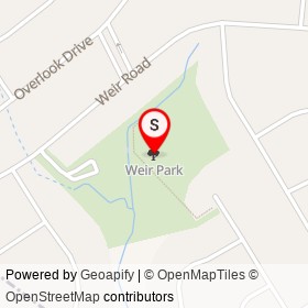 Weir Park on , Aston Township Pennsylvania - location map