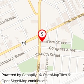 R & C's Hoagie Shop on Providence Avenue, Chester Pennsylvania - location map