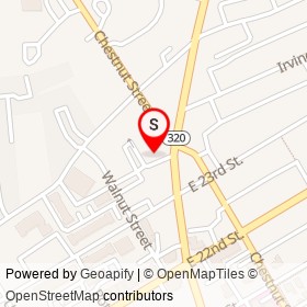 Nolan-Fidale Funeral Home on Chestnut Street, Chester Pennsylvania - location map