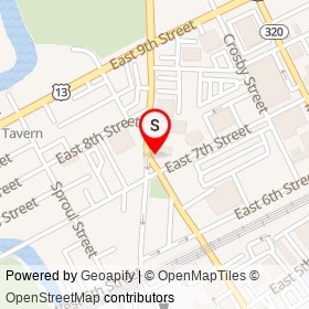 Boost Mobile on Avenue of the States, Chester Pennsylvania - location map