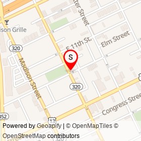 Twin Grocer II on Upland Street, Chester Pennsylvania - location map