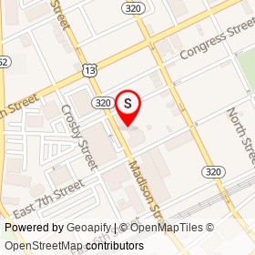 No Name Provided on Madison Street, Chester Pennsylvania - location map