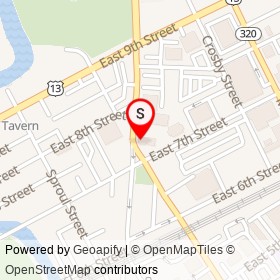 Kim's Crab House on Avenue of the States, Chester Pennsylvania - location map