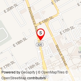 No. 1 China on Providence Avenue, Chester Pennsylvania - location map