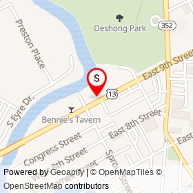 Brandywine Auto Parts on East 9th Street, Chester Pennsylvania - location map