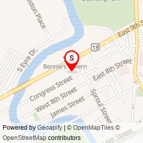 Sandrose Trophies on West 9th Street, Chester Pennsylvania - location map