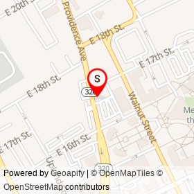 Genesis Cleaners on Providence Avenue, Chester Pennsylvania - location map