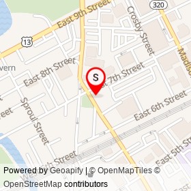 Showell's Seafood on Welsh Street, Chester Pennsylvania - location map
