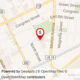 Jack Sr. 501 Bar on East 7th Street, Chester Pennsylvania - location map