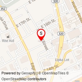 The Injury Care Center on Upland Street, Chester Pennsylvania - location map