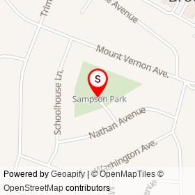 Sampson Park on , Brookhaven Pennsylvania - location map