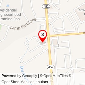 Pizza Hut on Pennell Road, Aston Township Pennsylvania - location map