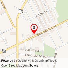 Chester Auto Parts on East 9th Street, Chester Pennsylvania - location map