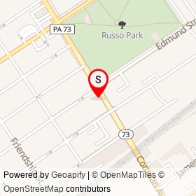 Len’s Auto Body on Cottman Avenue, Philadelphia Pennsylvania - location map