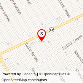Sunoco on Frankford Avenue, Philadelphia Pennsylvania - location map