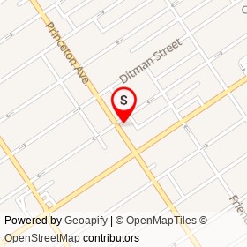 Baby Boss Concetta's Pizza on Marsden Street, Philadelphia Pennsylvania - location map