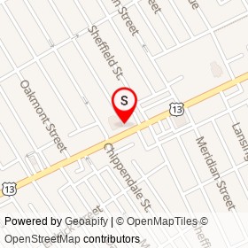 Lloyd SixSmith Sports Goods on Frankford Avenue, Philadelphia Pennsylvania - location map
