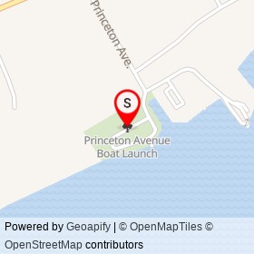 Princeton Avenue Boat Launch on , Philadelphia Pennsylvania - location map