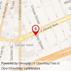 Delicious Boutique on East Girard Avenue, Philadelphia Pennsylvania - location map