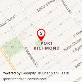 No Name Provided on East Westmoreland Street, Philadelphia Pennsylvania - location map