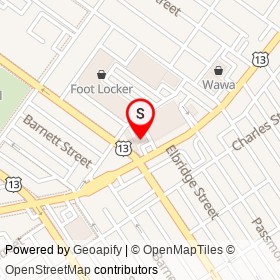 Monro Auto Service on Levick Street, Philadelphia Pennsylvania - location map