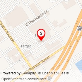 Target Pharmacy on Castor Avenue, Philadelphia Pennsylvania - location map