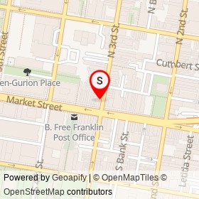 Gianfranco Pizza on North 3rd Street, Philadelphia Pennsylvania - location map