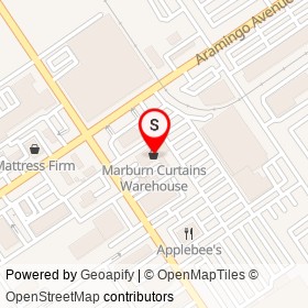 Marburn Curtains Warehouse on Castor Avenue, Philadelphia Pennsylvania - location map