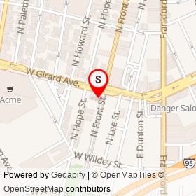 Sanctuary @ the Saint on West Girard Avenue, Philadelphia Pennsylvania - location map