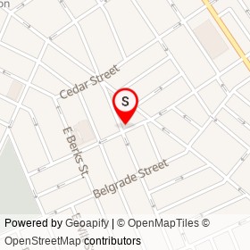 Primo Hoagies on East Susquehanna Avenue, Philadelphia Pennsylvania - location map