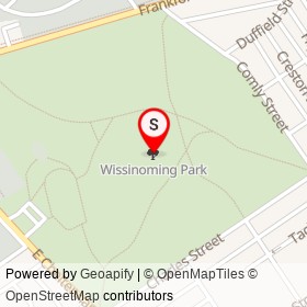 Wissinoming Park on , Philadelphia Pennsylvania - location map