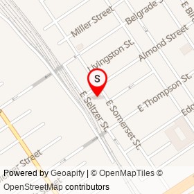 Taconelli's Pizza on East Somerset Street, Philadelphia Pennsylvania - location map