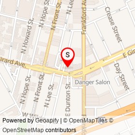 Sancho Pistola's on West Girard Avenue, Philadelphia Pennsylvania - location map