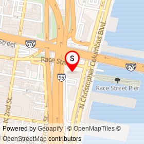 Fringe Arts on North Christopher Columbus Boulevard, Philadelphia Pennsylvania - location map