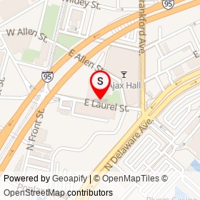 Goose Island Brewhouse on East Laurel Street, Philadelphia Pennsylvania - location map