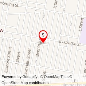 7-Eleven on East Luzerne Street, Philadelphia Pennsylvania - location map