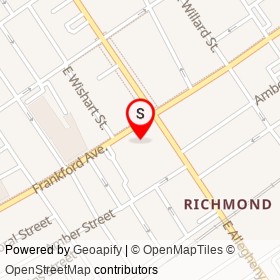 No Name Provided on Frankford Avenue, Philadelphia Pennsylvania - location map