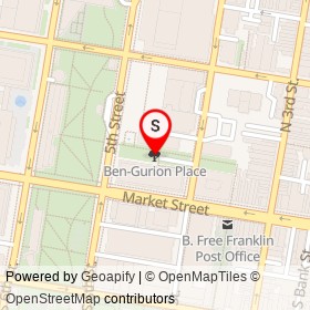 Ben-Gurion Place on , Philadelphia Pennsylvania - location map