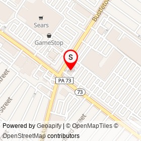Wendy's on Cottman Avenue, Philadelphia Pennsylvania - location map