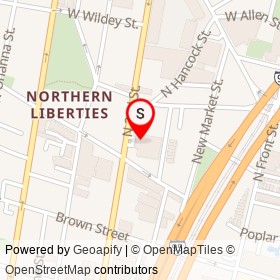 North Bowl on North 2nd Street, Philadelphia Pennsylvania - location map