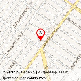 7-Eleven on Bustleton Avenue, Philadelphia Pennsylvania - location map