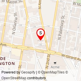 Germantown and Girard ave. Sneakervilla on West Stiles Street, Philadelphia Pennsylvania - location map