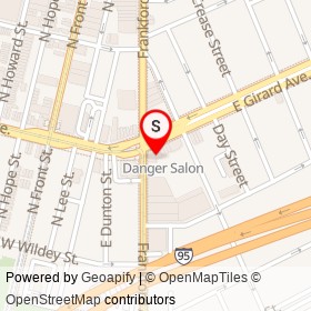 Garage Fishtown on East Girard Avenue, Philadelphia Pennsylvania - location map