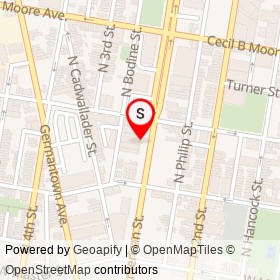 Original XIII Ciderworks on North American Street, Philadelphia Pennsylvania - location map