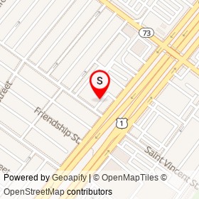 No Name Provided on Saint Vincent Street, Philadelphia Pennsylvania - location map