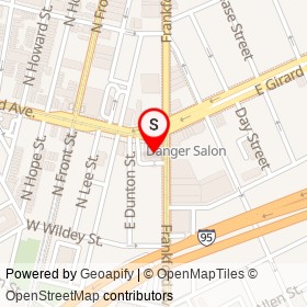 Wells Fargo on Frankford Avenue, Philadelphia Pennsylvania - location map